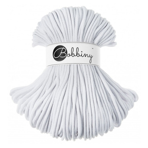 Bobbiny Premium Flechtkordel 5 mm/100 m White