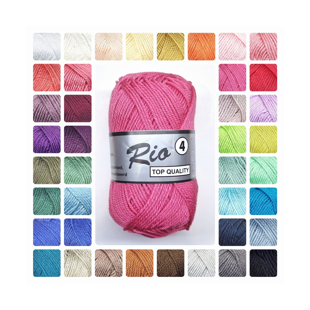 Lammy Yarns Rio4 Baumwollgarn 50 g/87 m