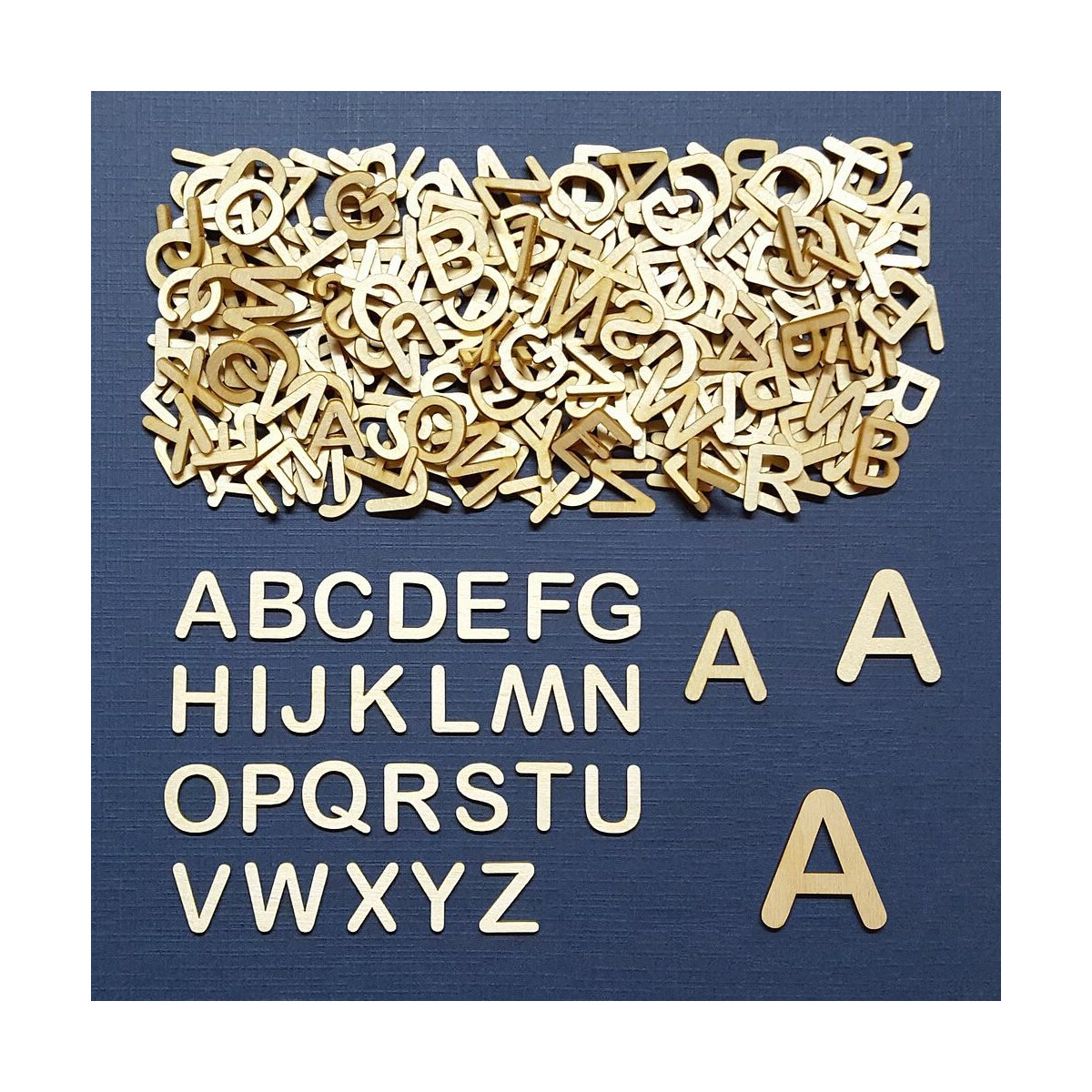 10 Holz-Buchstaben-Großbuchstaben A bis Z...