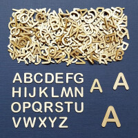 10 Holz-Buchstaben-Großbuchstaben A bis Z wählbar von 3cm bis 10cm