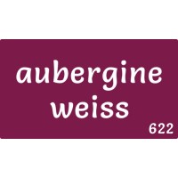 Aubergine - weiss