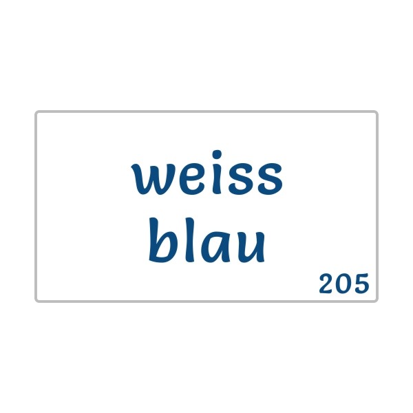 Weiss - blau