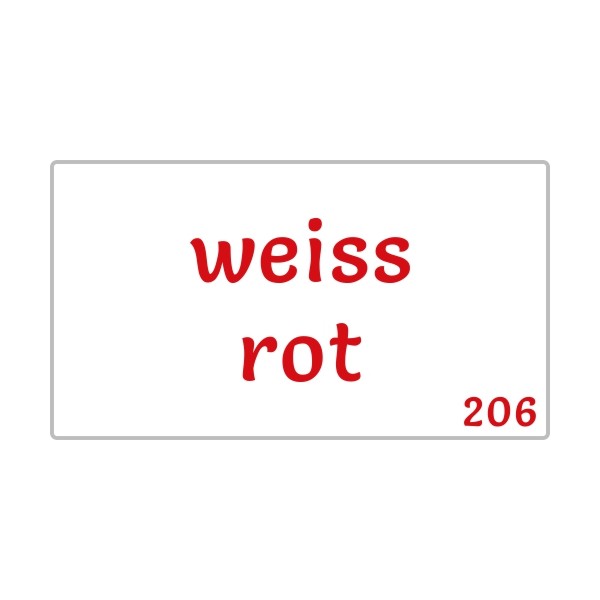 Weiss - rot